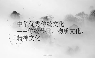 传统与文化演讲稿参考6篇