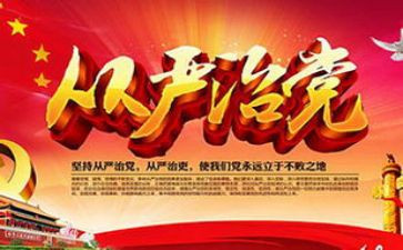 从严治党工作报告模板8篇