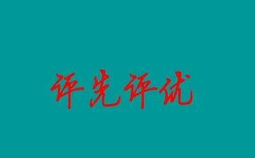 评优活动总结5篇