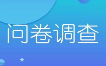 问卷调查及总结报告6篇