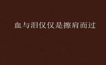 血与泪总结报告模板8篇