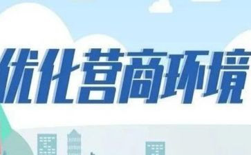 学营商环境心得体会7篇