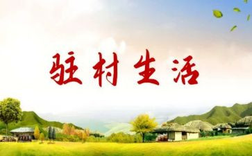 个人总结驻村工作总结模板6篇